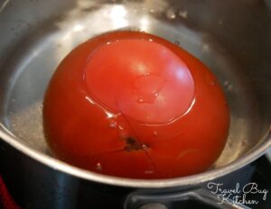 Blanch tomato