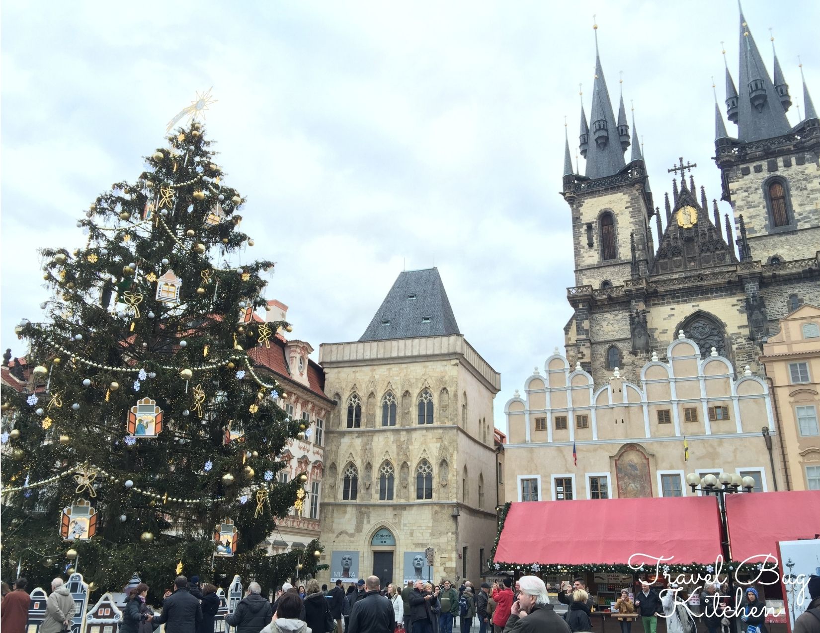Christmas market at Prague old town