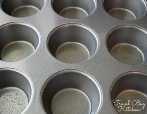 Buttered Muffin pan