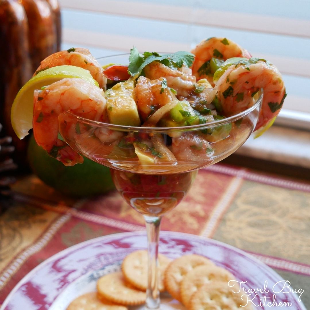 Mexican Shrimp Cocktail メキシコ風 シュリンプカクテル Travel Bug Kitchen