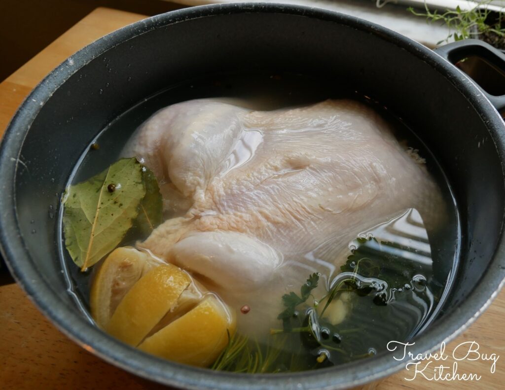 Chicken in brine - ソミュール液につけたチキン